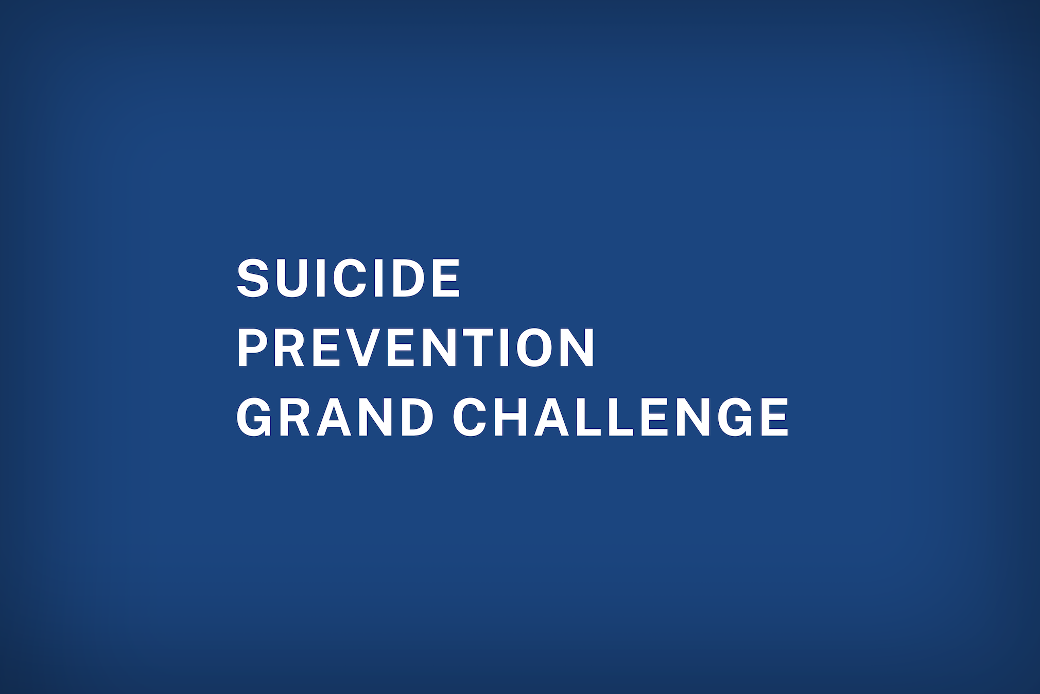 Luminary Labs to design and produce VA Suicide Prevention Grand Challenge